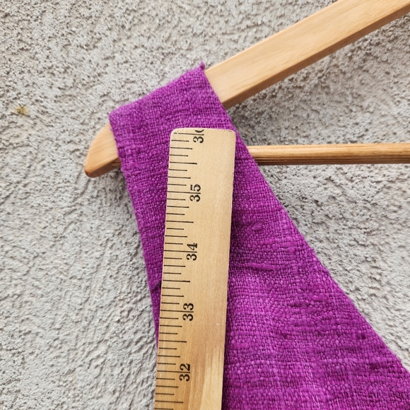 TRINA TURK Women's Dress Size 10 Purple 100% Silk Lined Tweed Glam Party - Picture 9 of 11